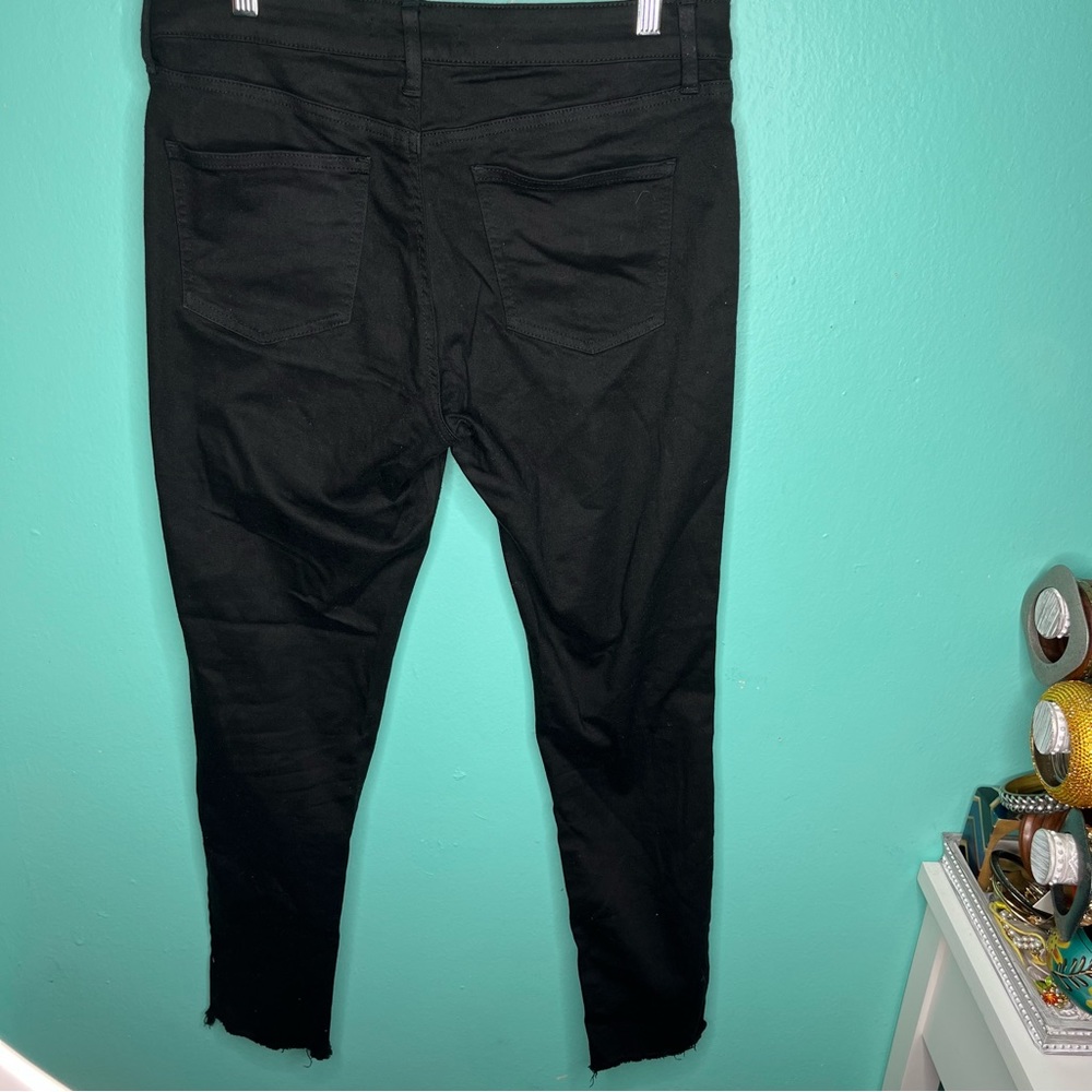 Uniqlo Black Ripped skinny Jeans - Picture 8 of 9